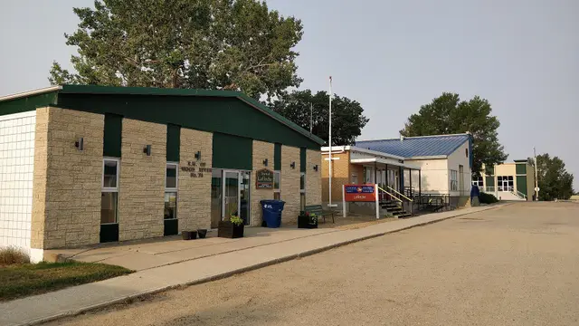 Main Street with R.M. office and post office